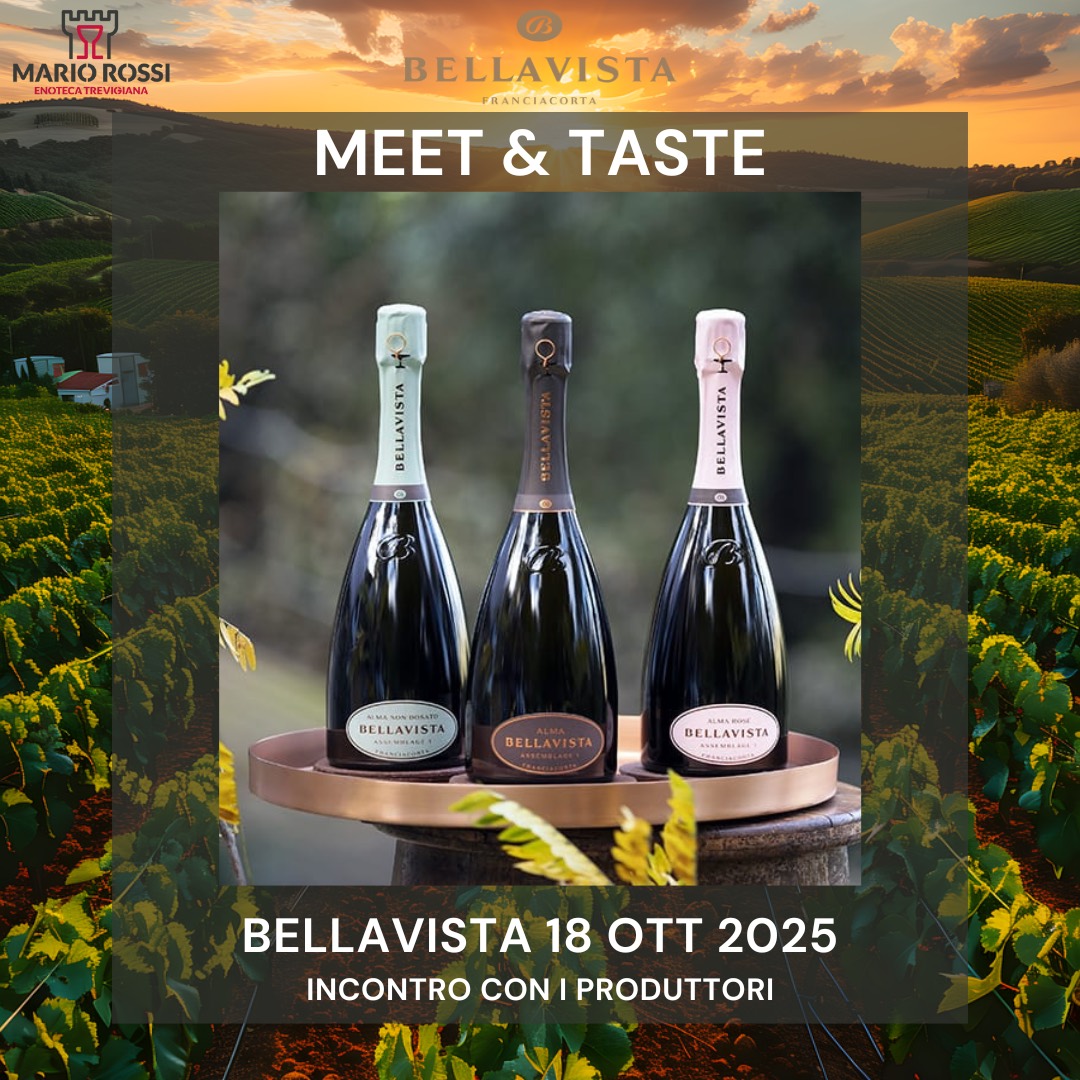 Sabato 18 Ottobre la Società agricola Bellavista sarà ospite di Mario Rossi Enoteca Trevigiana ed avrà uno spazio dedicato in negozio!